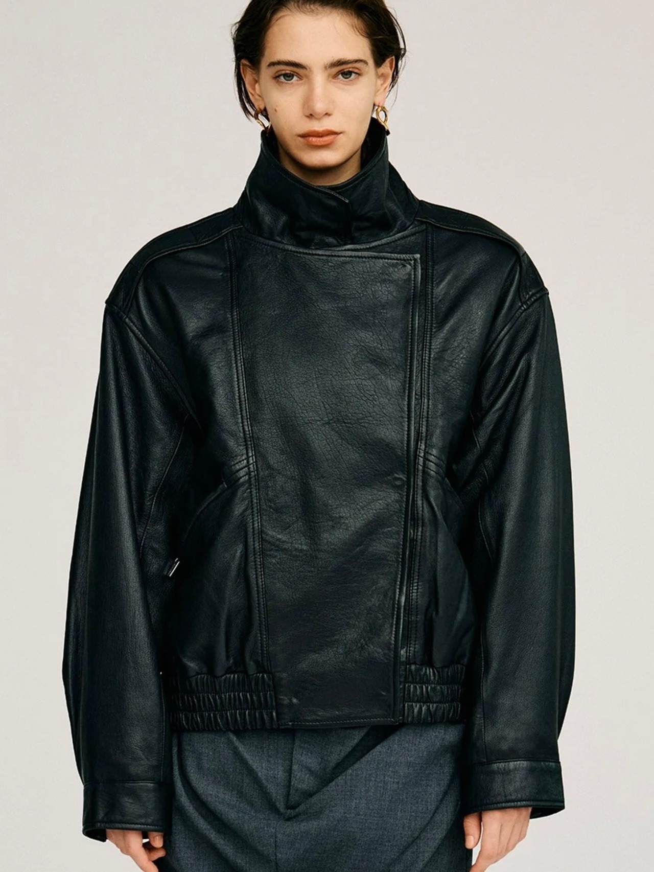 【26AW | WOMEN】PRANK PROJECT プランクプロジェクト / レザージャケット / Sheep Leather Bomber Jacket　31262216101　 - 5