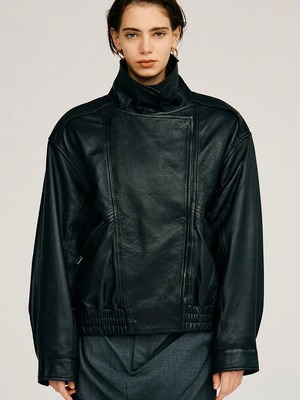 【26AW | WOMEN】PRANK PROJECT プランクプロジェクト / レザージャケット / Sheep Leather Bomber Jacket　31262216101　