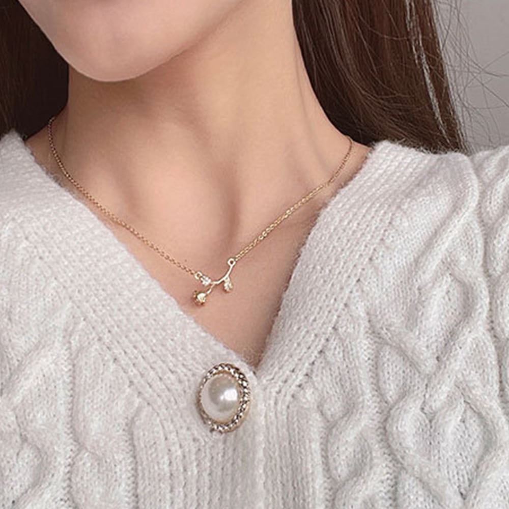 ネックレス バラモチーフ アクセサリー | melia|シンプル|かわいい