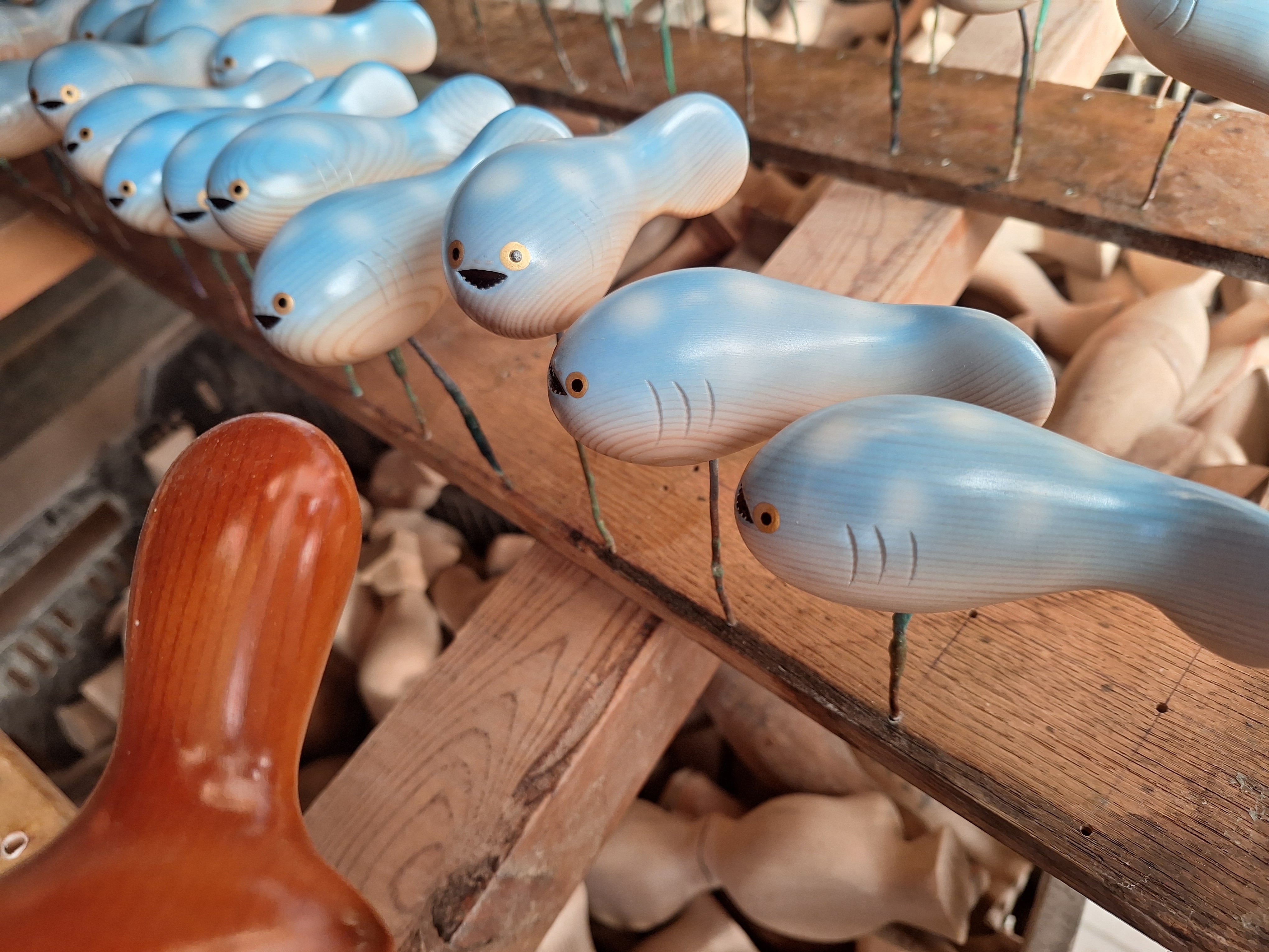 サカバンバスピス Sacabambaspis 古代魚 | 工房西岡 woodcraft animals