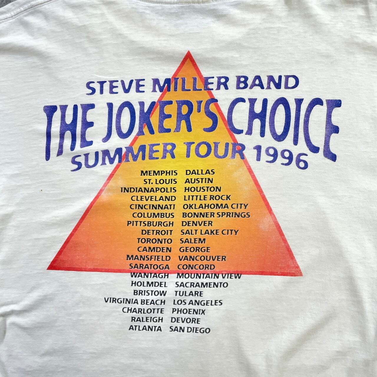 90年代 スティーヴミラーバンド STEVE MILLER BAND バンドTシャツ