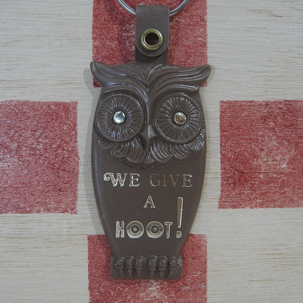 アメリカ WE GIVE A HOOT! フクロウ 広告ノベルティ ヴィンテージ