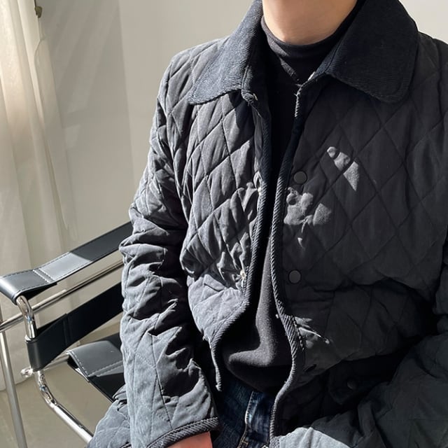 ROLL コーデュロイキルティングブルゾン