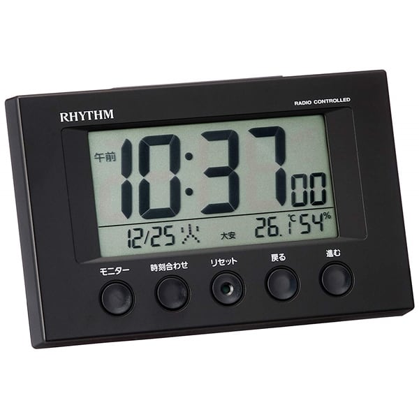 新品未使用CITIZEN リズム デジタル電波時計 8RZ199-019 新品