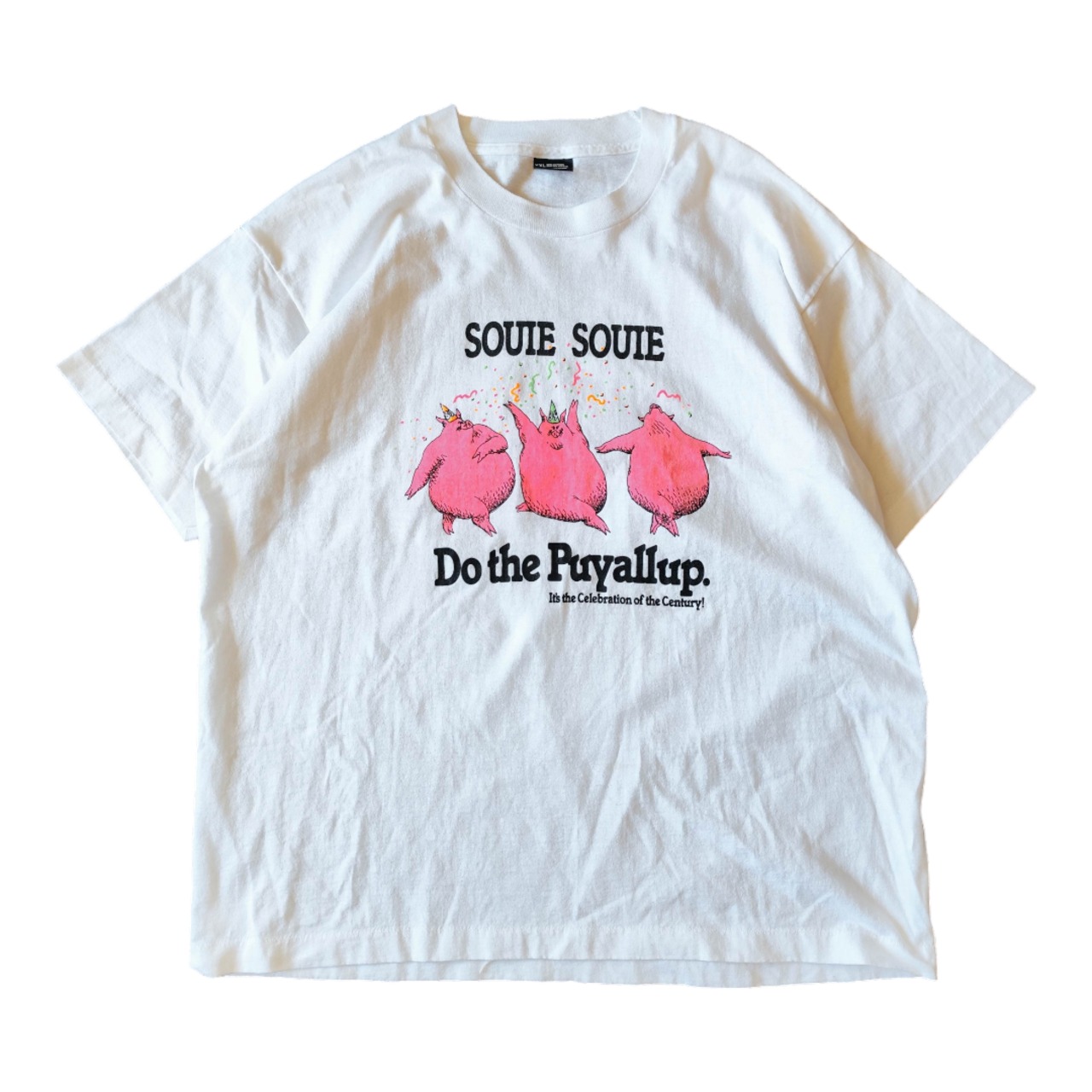 90's SCREENSTARS　Do the Puyallup Vintage Print T-Shirt