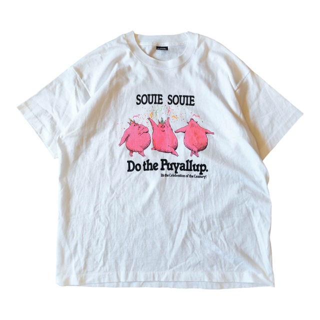 90's SCREENSTARS　Do the Puyallup Vintage Print T-Shirt