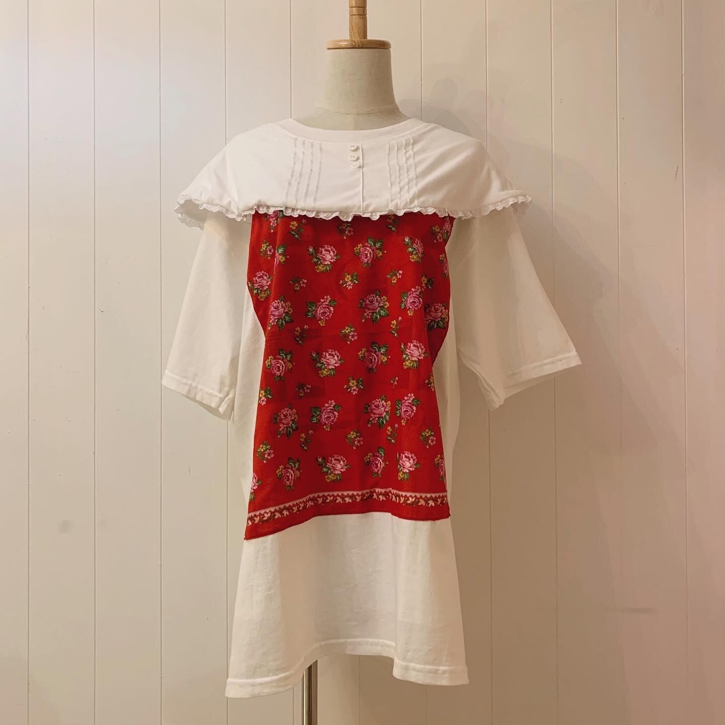 remake / bib collar handkerchief T
