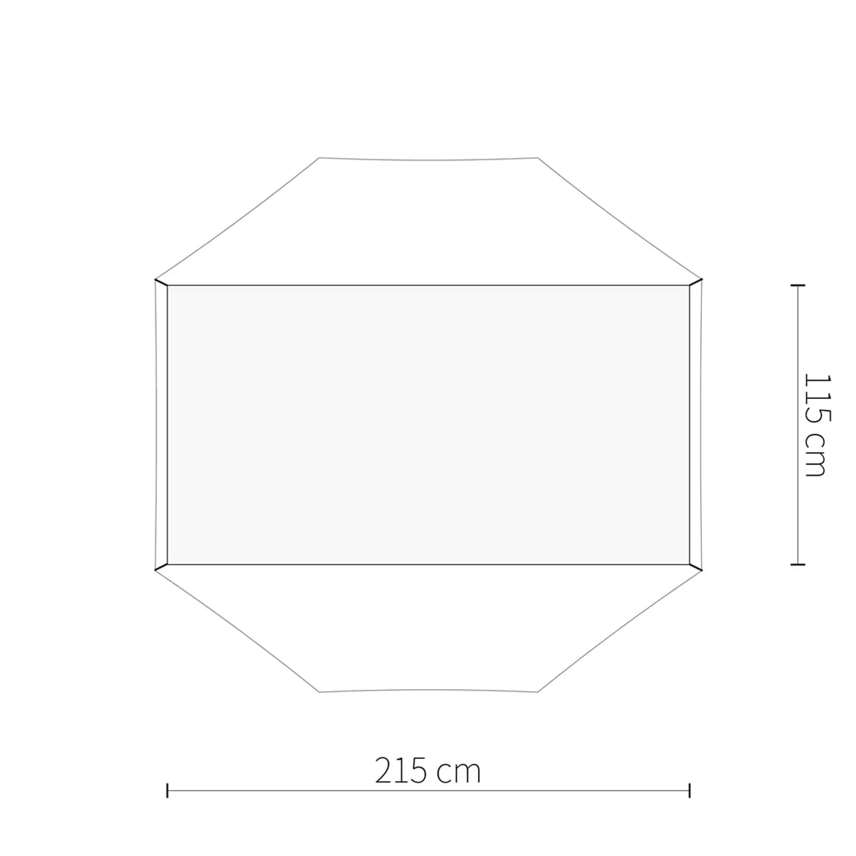 Pre Tents / Lightrock 2p 専用 Footprint / Pewter | sotosotodays