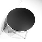 Bello Select ローテーブル コーヒーテーブル センターテーブル リビングテーブル 円形 ブラック テーブル モダン ミニマル ホテルライク