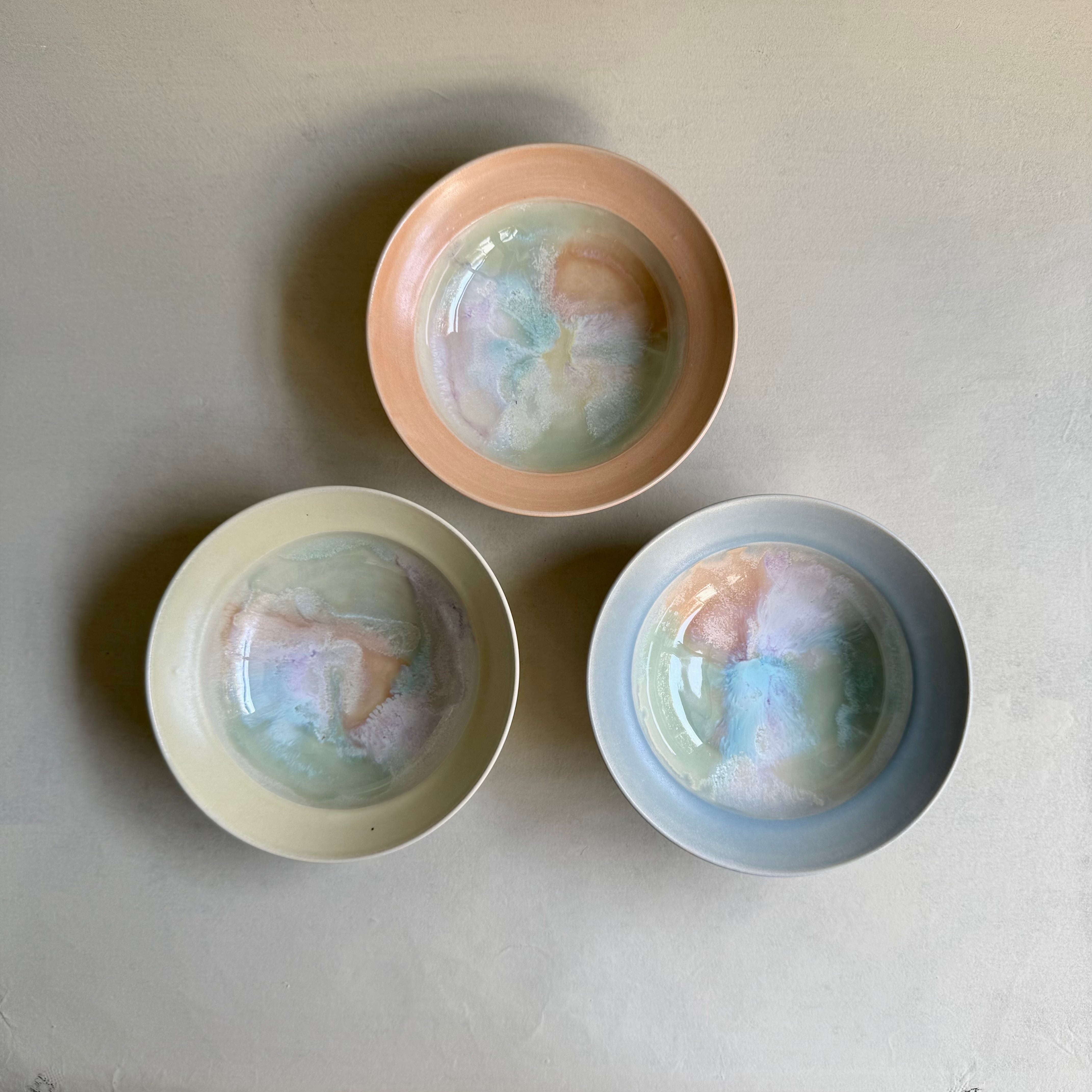 中村かりん シャボン玉リム鉢 L