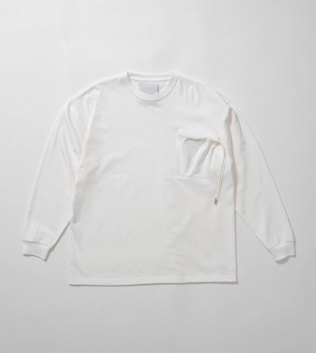 Gather one pocket tee -white <LSD-BC3T1>