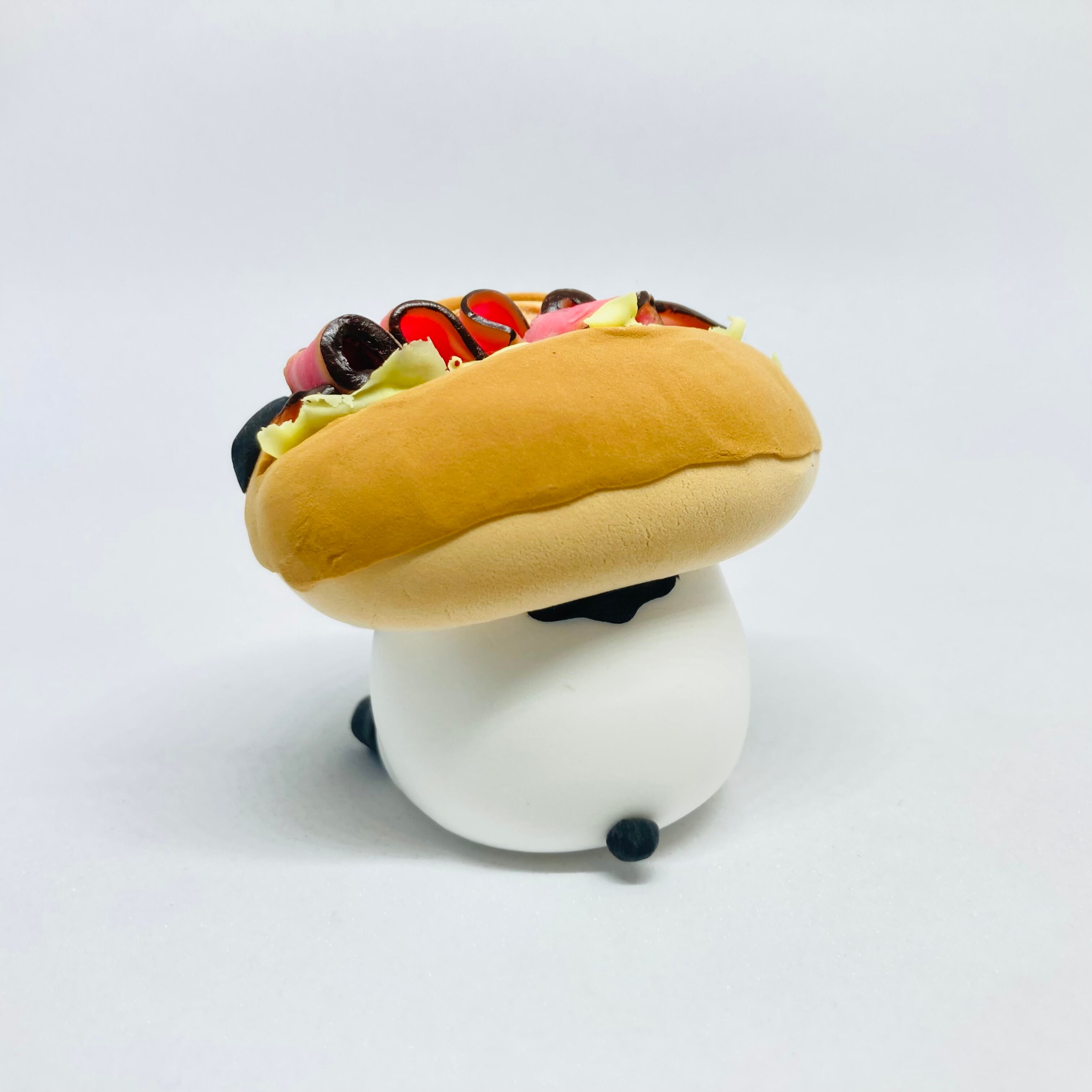 ローストビーフコッペパンダ / 紙粘土 / カトコト