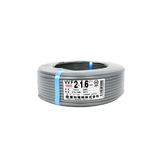 VVFケーブル2mm2芯 100m 弥栄電線 ※現在、在庫切れの為8月19日以降順次