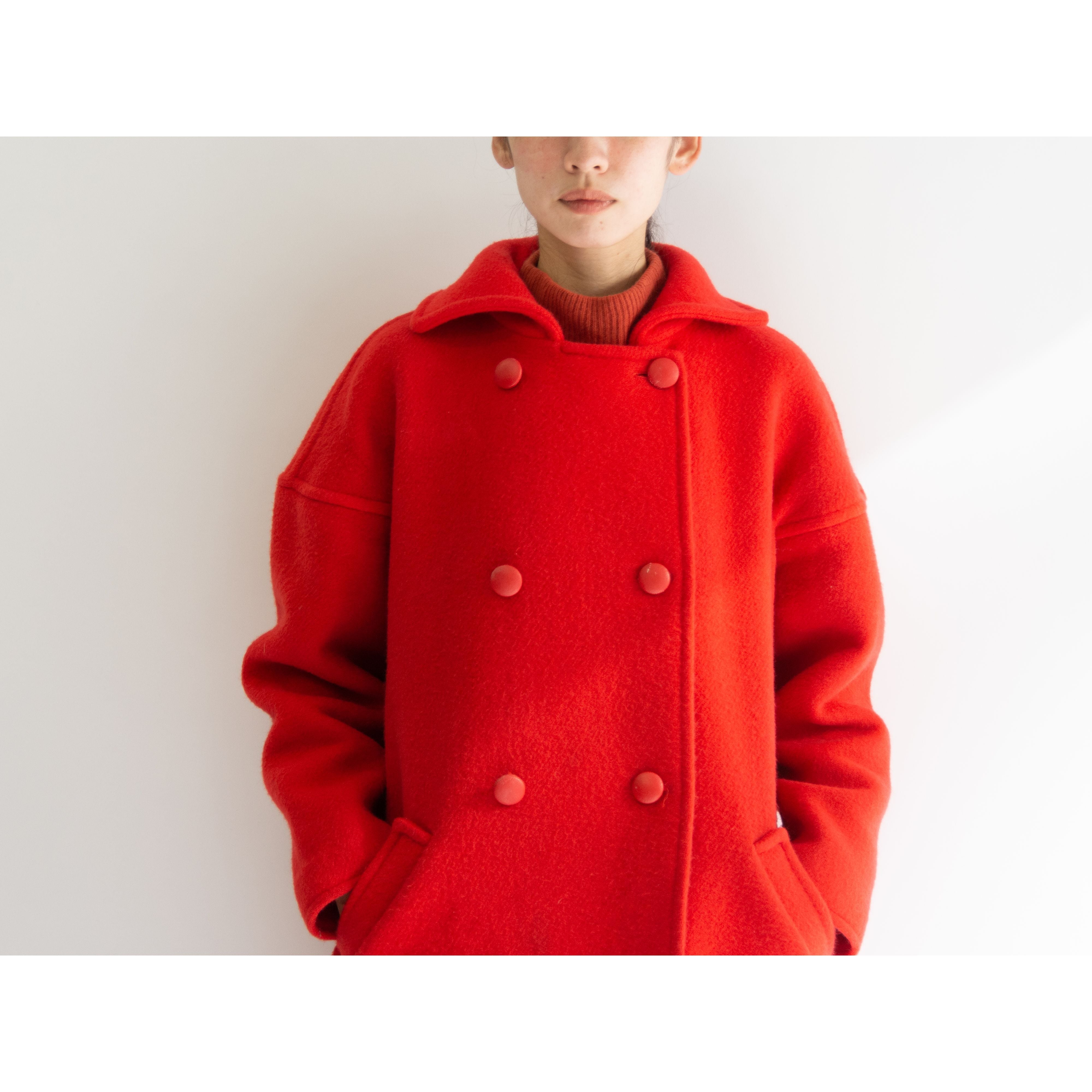 courreges parisMade in France 's Wool Nylon Oversized Coat