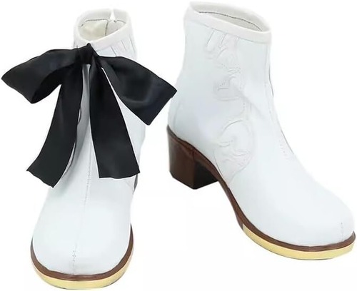 B417　ウマ娘プリティーダービー ファインモーション 風 コスプレ専用靴 ショットブーツ  コスプレ靴 ハロウィン