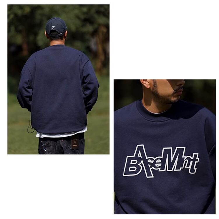 ★LETTER PRINT PULLOVER TOP　　　A0735