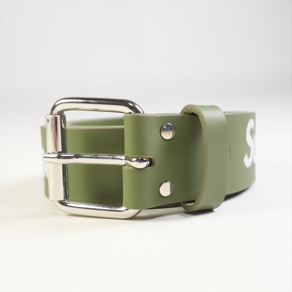 Size【S/M】 SUPREME シュプリーム 22SS Repeat Leather Belt Olive ...