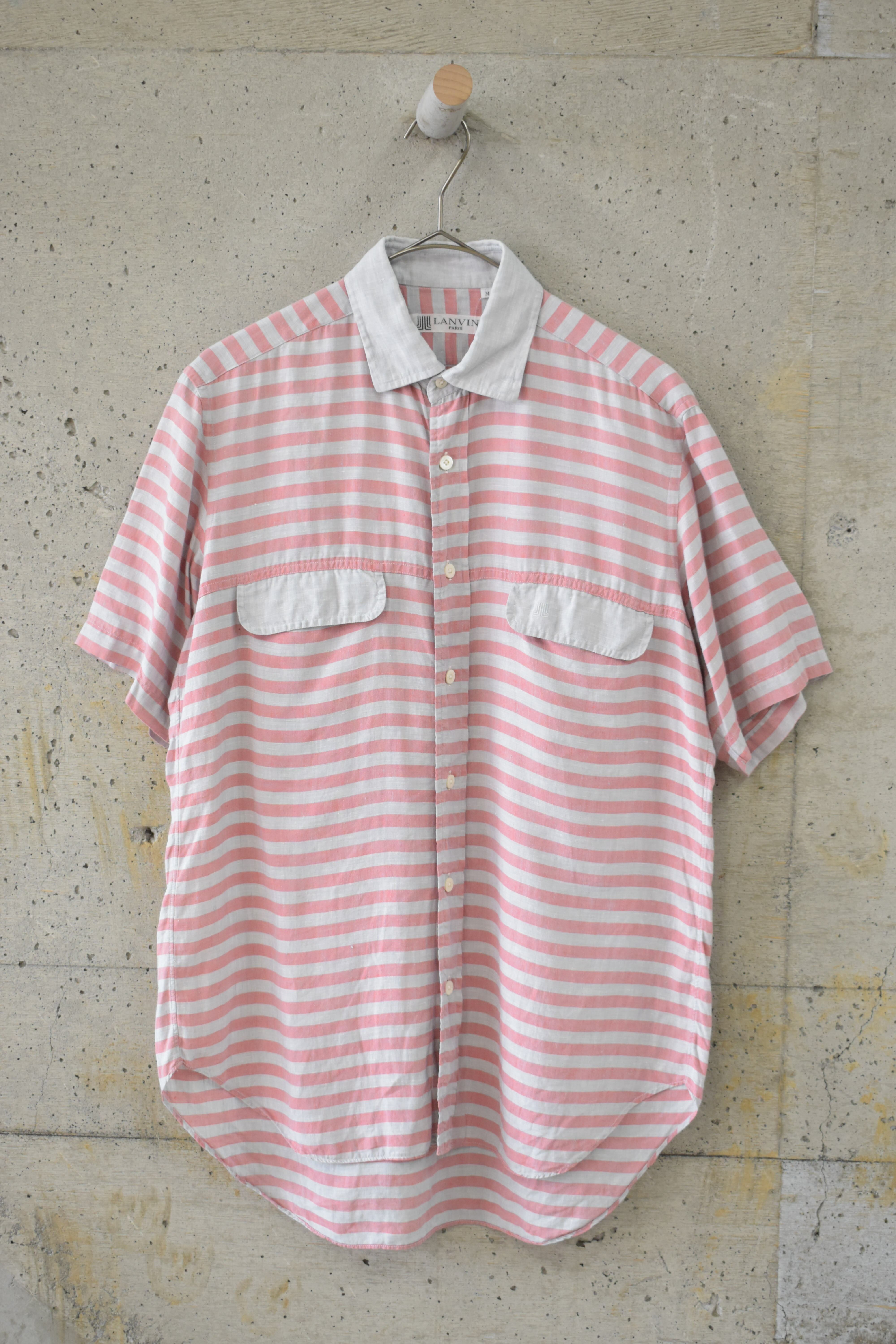 Striped Flap-Pocket Shirt