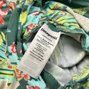 patagonia パタゴニア 花柄 アロハ チューブトップ ワンピース XS /グリーン系
