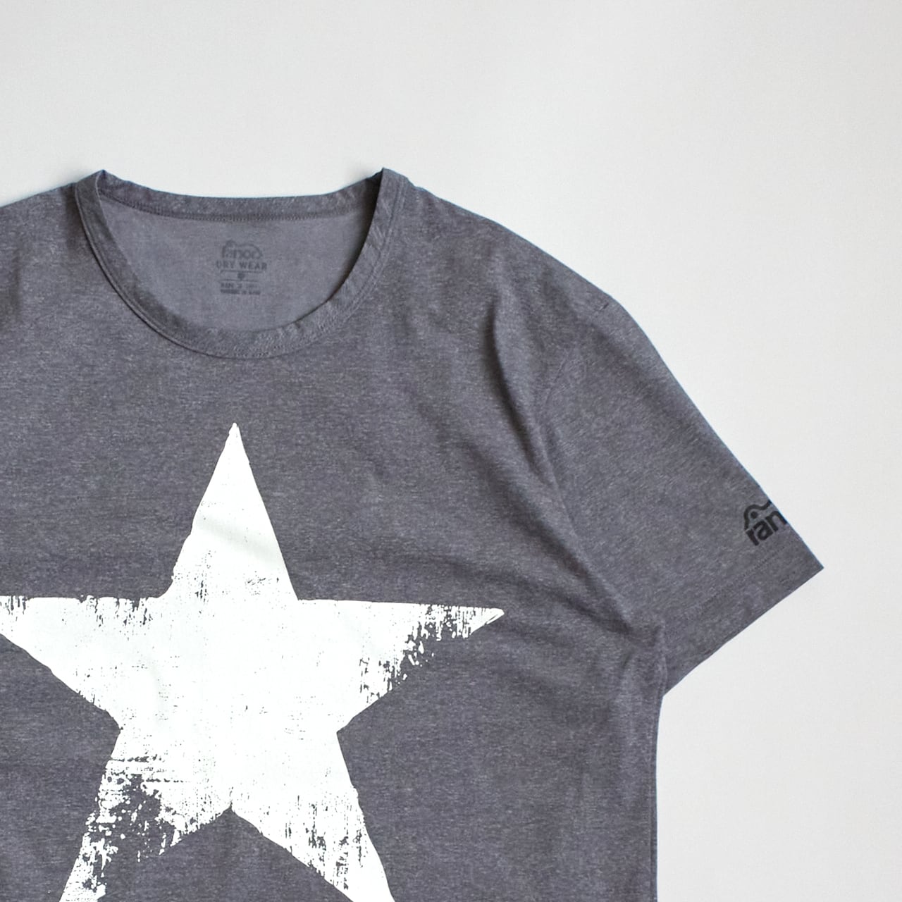 ranor STAR T-SHIRT MOKU Sサイズ ranor（ラナー）STAR T-SHIRT MOKU ユニセックス スター グラフィックT