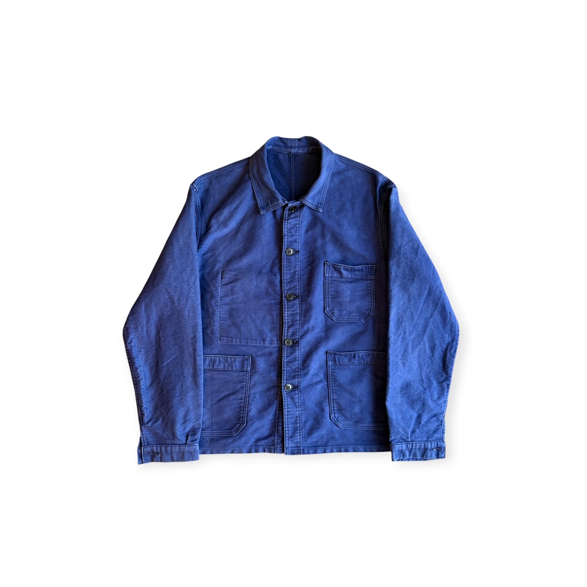 50-60s Vulcain モールスキン フレンチワークジャケット 50s Vintage Vulcain フレンチ モールスキン ワークジャケット