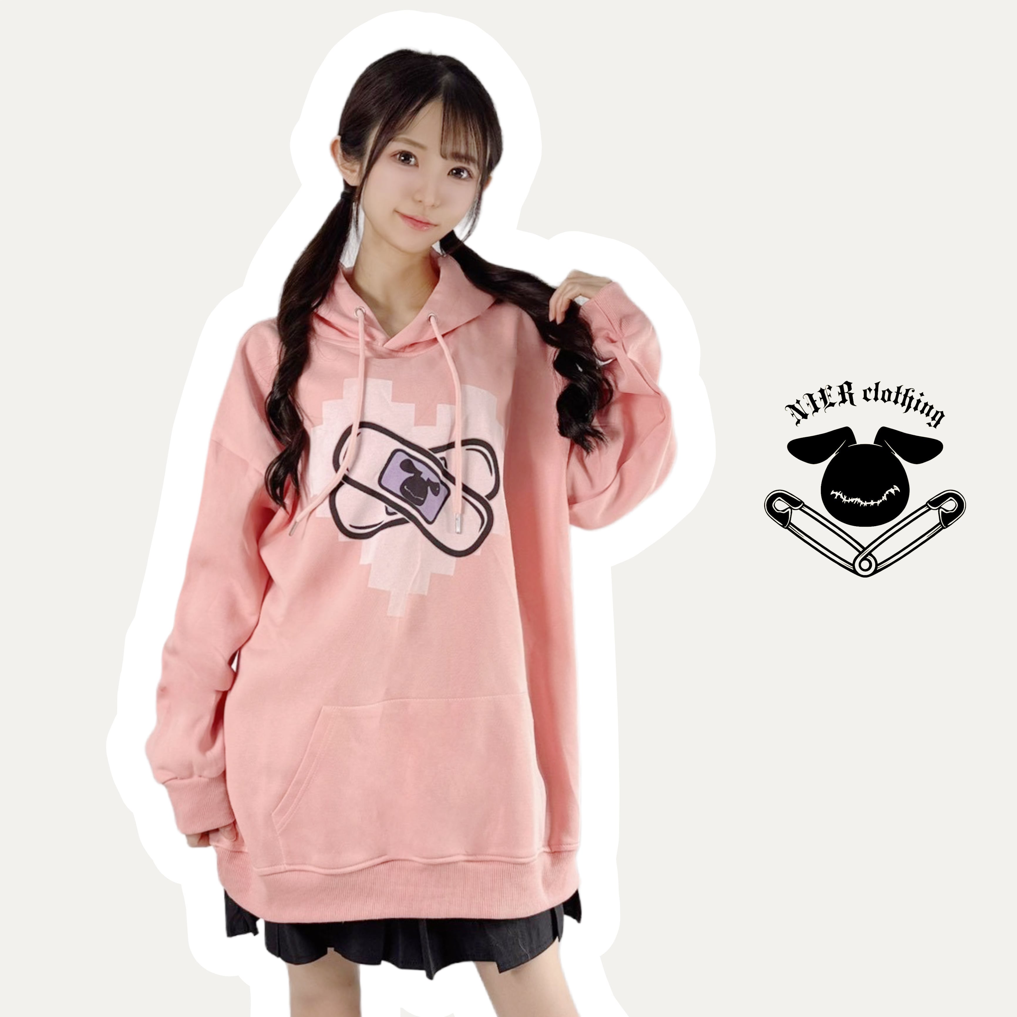 ぴーちゃんページ②　らぼ服　ラボ服　ハンドメイド　服 PINK MEDIC HEART PARKA | NIER CLOTHING