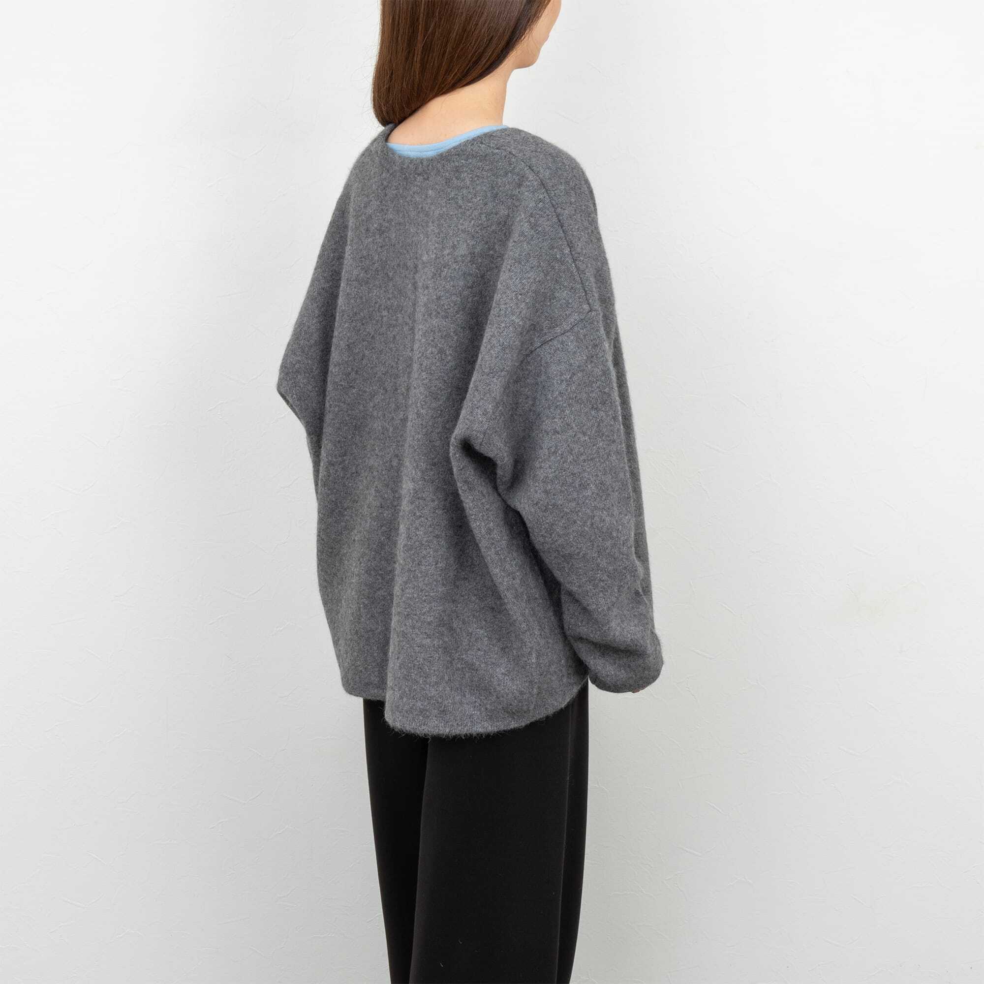 MICA&DEAL ラクーンデュアルカーディガン グレー