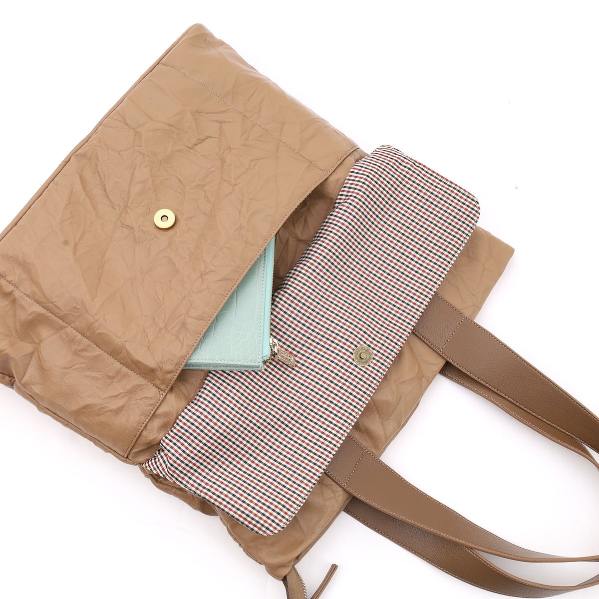 メタルボタントートバッグ A4 PC対応 NANANOEL JENNY