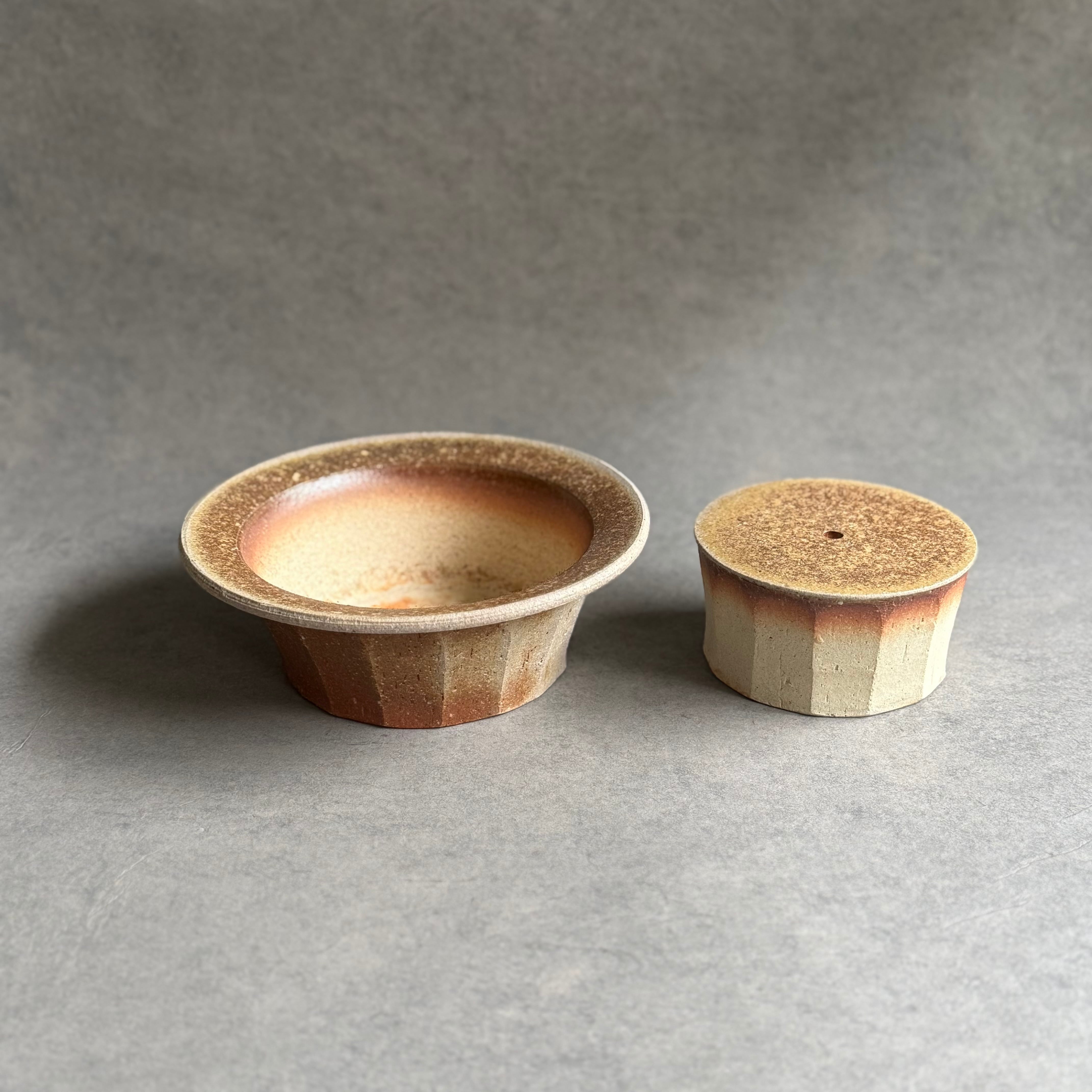 境道一 南蛮白焼締 茶盤 | gallery 一白