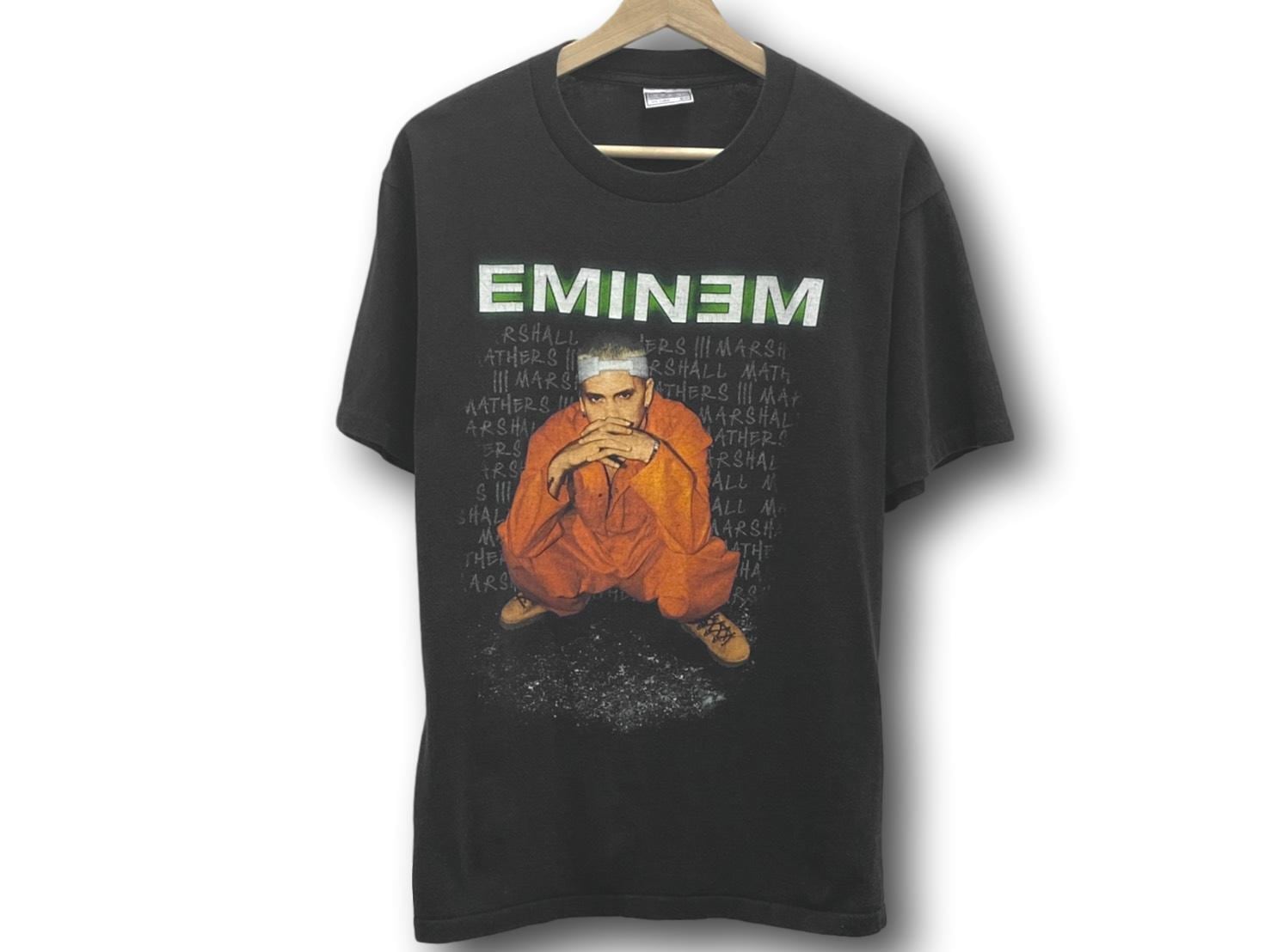 90s EMINEM CRIMINAL TEE MEDIUM BLACK VINTAGE V0001 | BRAND BUYERS 