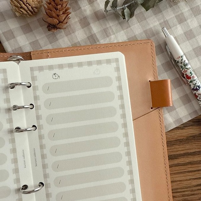 【20枚セット】バイブルサイズ/小さな幸せあつめリフィル