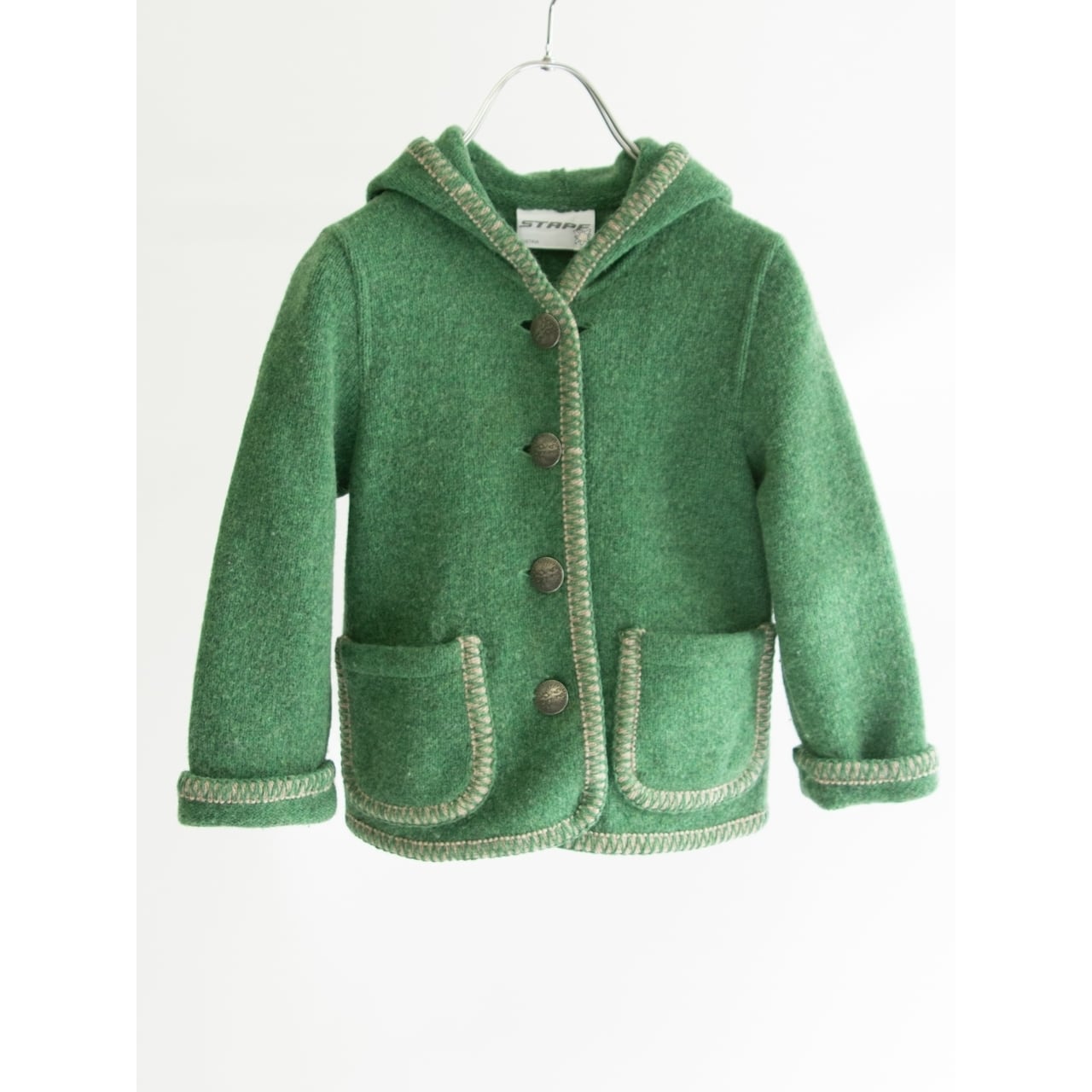 Kids STAPF】Made in Austria 100% Wool Traditional Cardigan 92