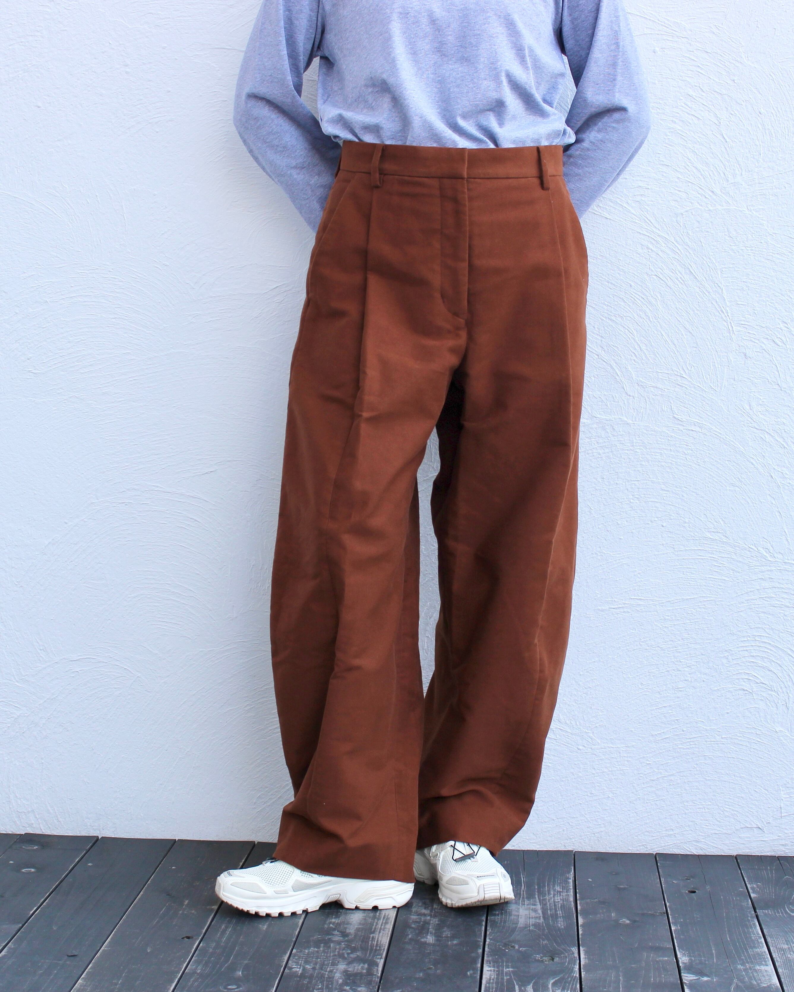 SAYAKA DAVIS/cacao trousers