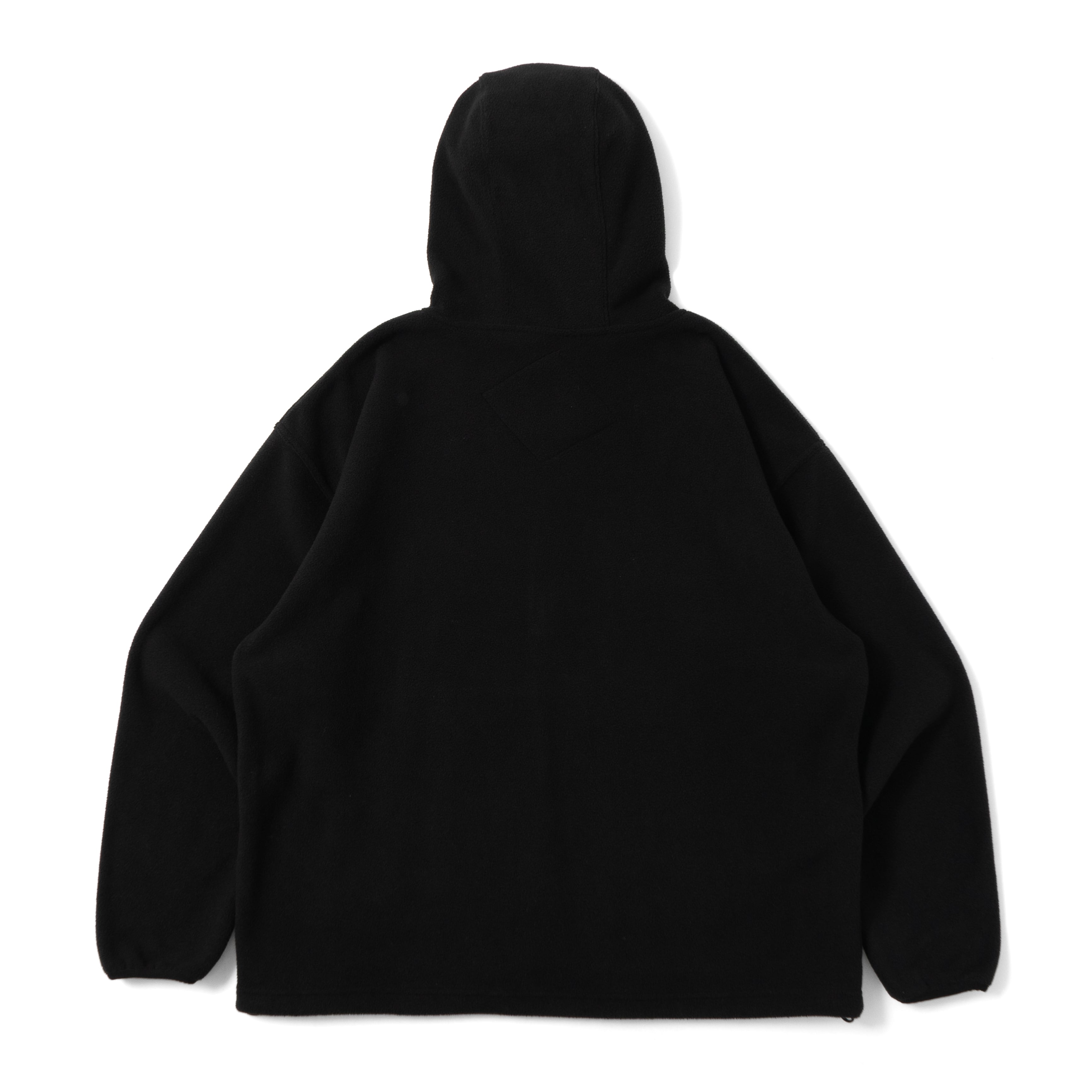 FLEECE ANORAK BLACK | What's up?