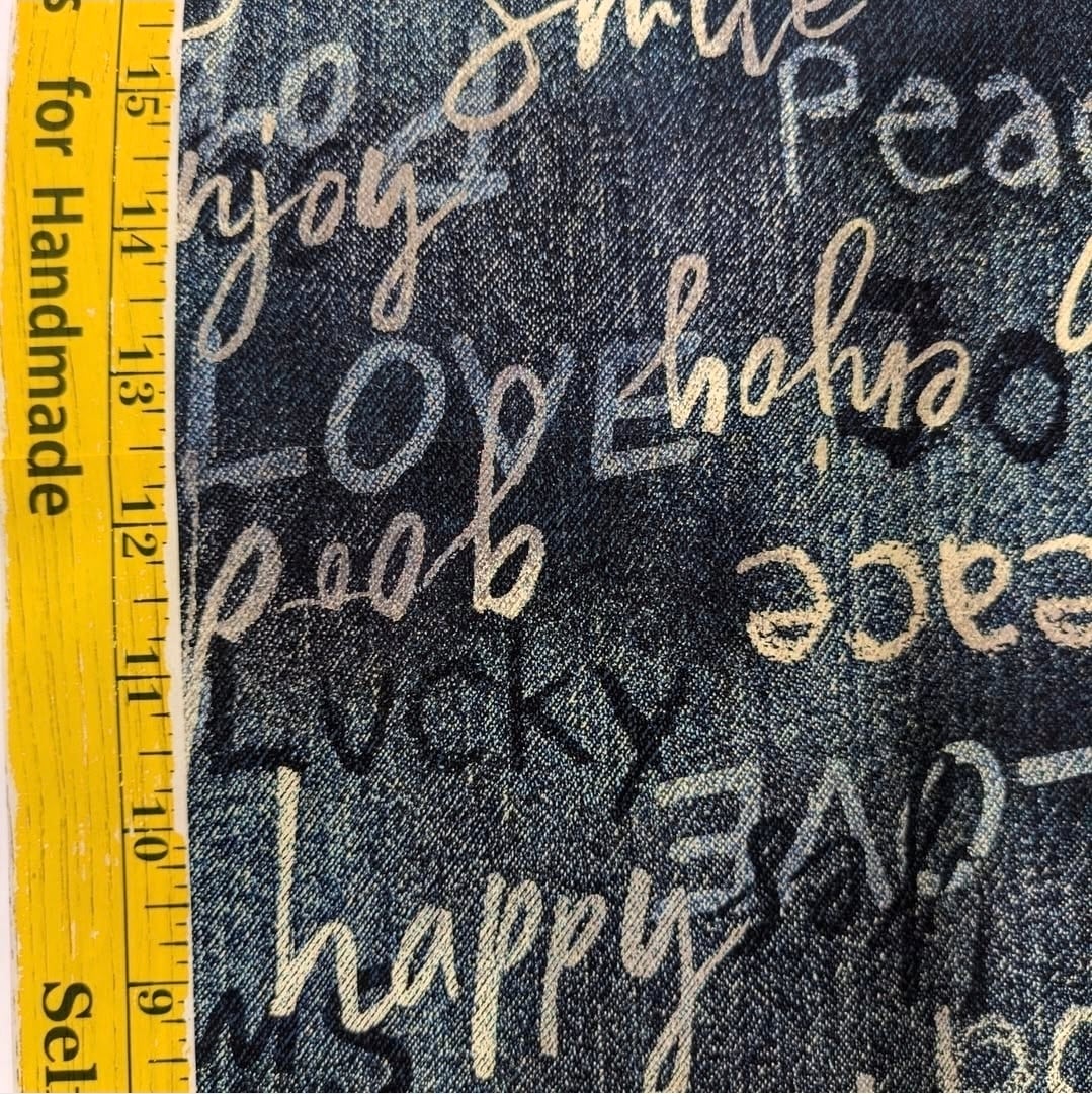 selfishM Lovely Panic リメイクデニム柄 | junequilt