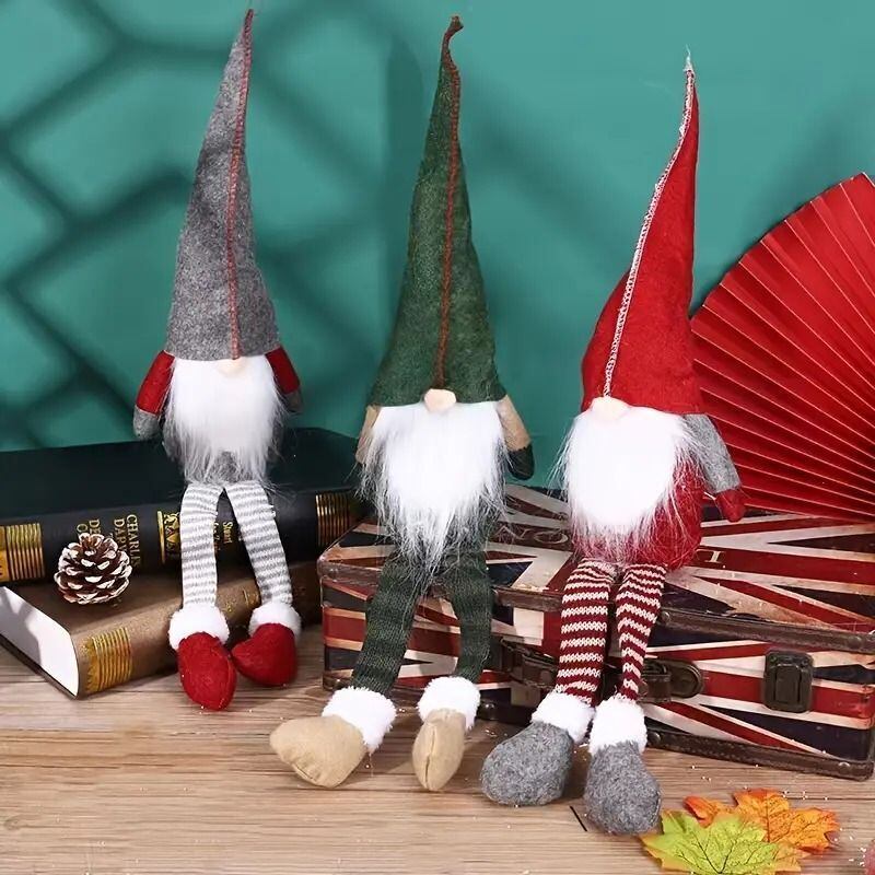 クリスマス ノーム 3つセット 人形 かわいい 北欧 ノーム トムテ 妖精