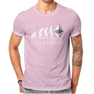 Tシャツ（evolution）　ETH　Ethereum　　ETH01-002