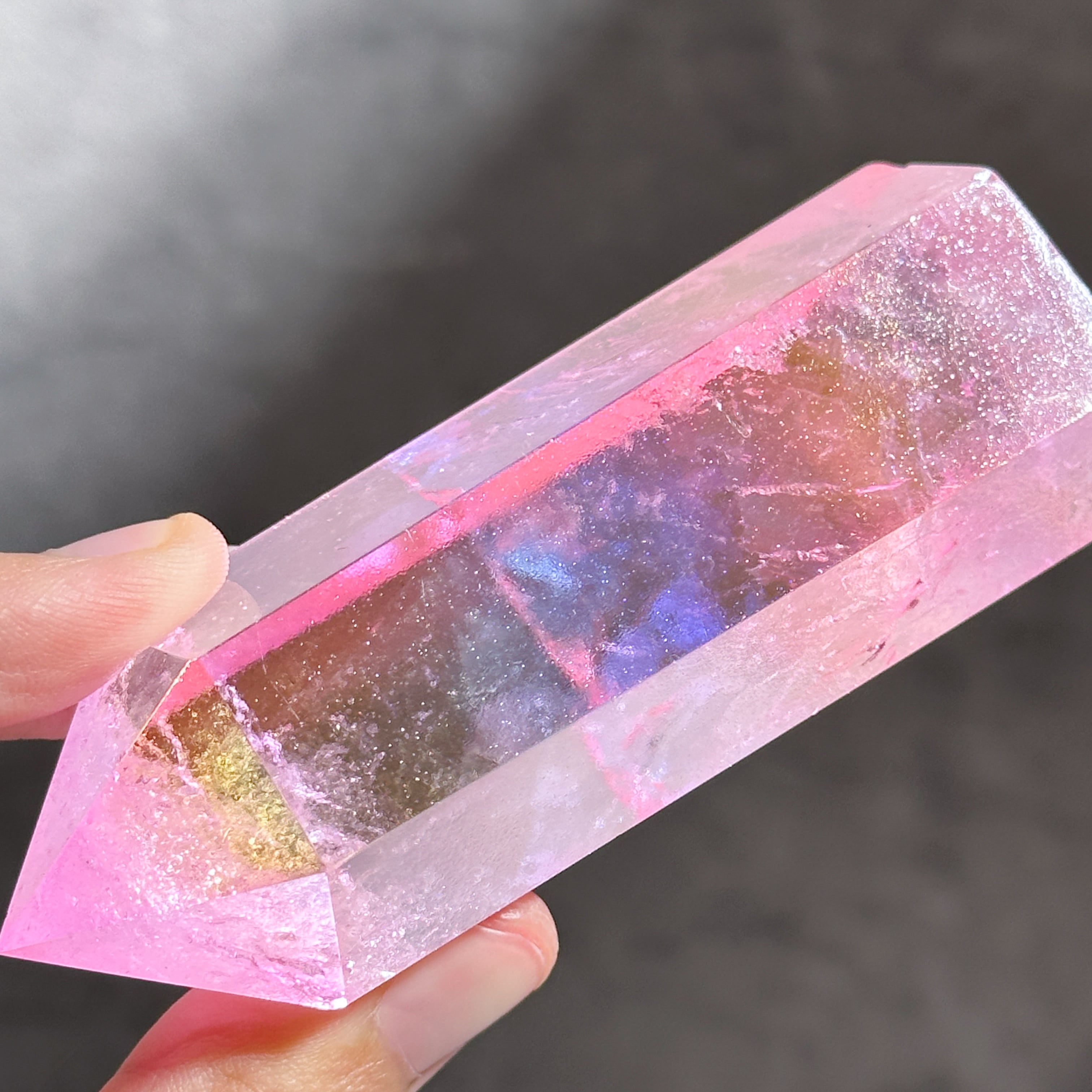 ピンクオーラクォーツ タワー52◇ Pink Aura Quartz ◇天然石・鉱物