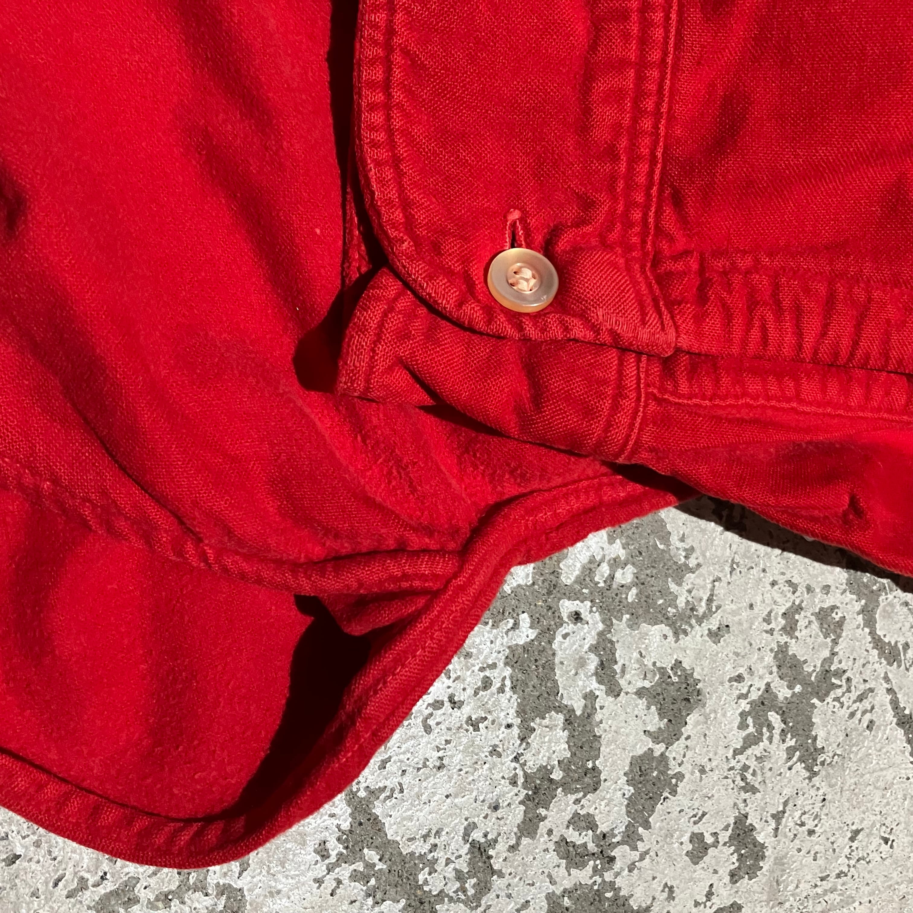 50s~ PENNEY'S / ペニーズ シャモアクロス マチ付き ワーク 50s~ PENNEY'S / ペニーズ シャモアクロス マチ付き ワーク
