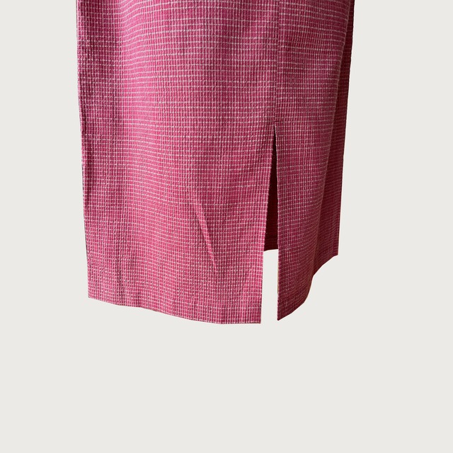 【遠州織物】春夏に映える キャミソールワンピース ストラップ調整可能｜赤｜画像13