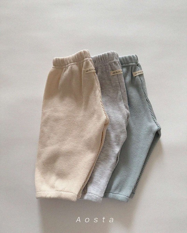 【予約】aosta Waffle Pants