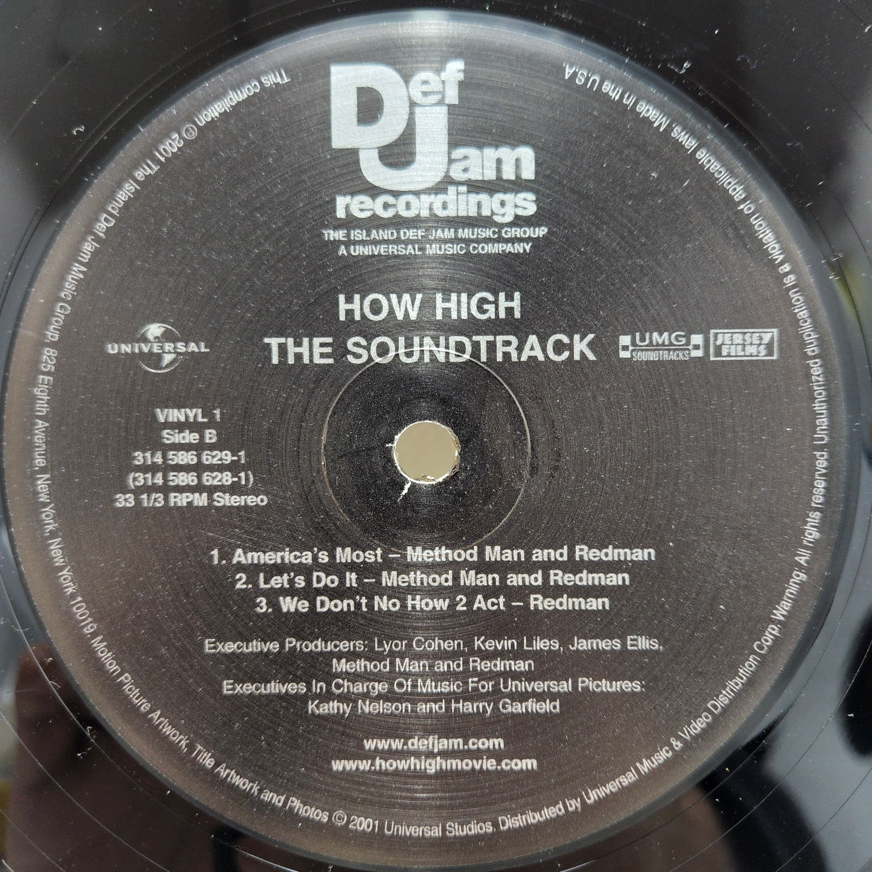 Various / How High - The Soundtrack [314 586 628-1] - 画像4