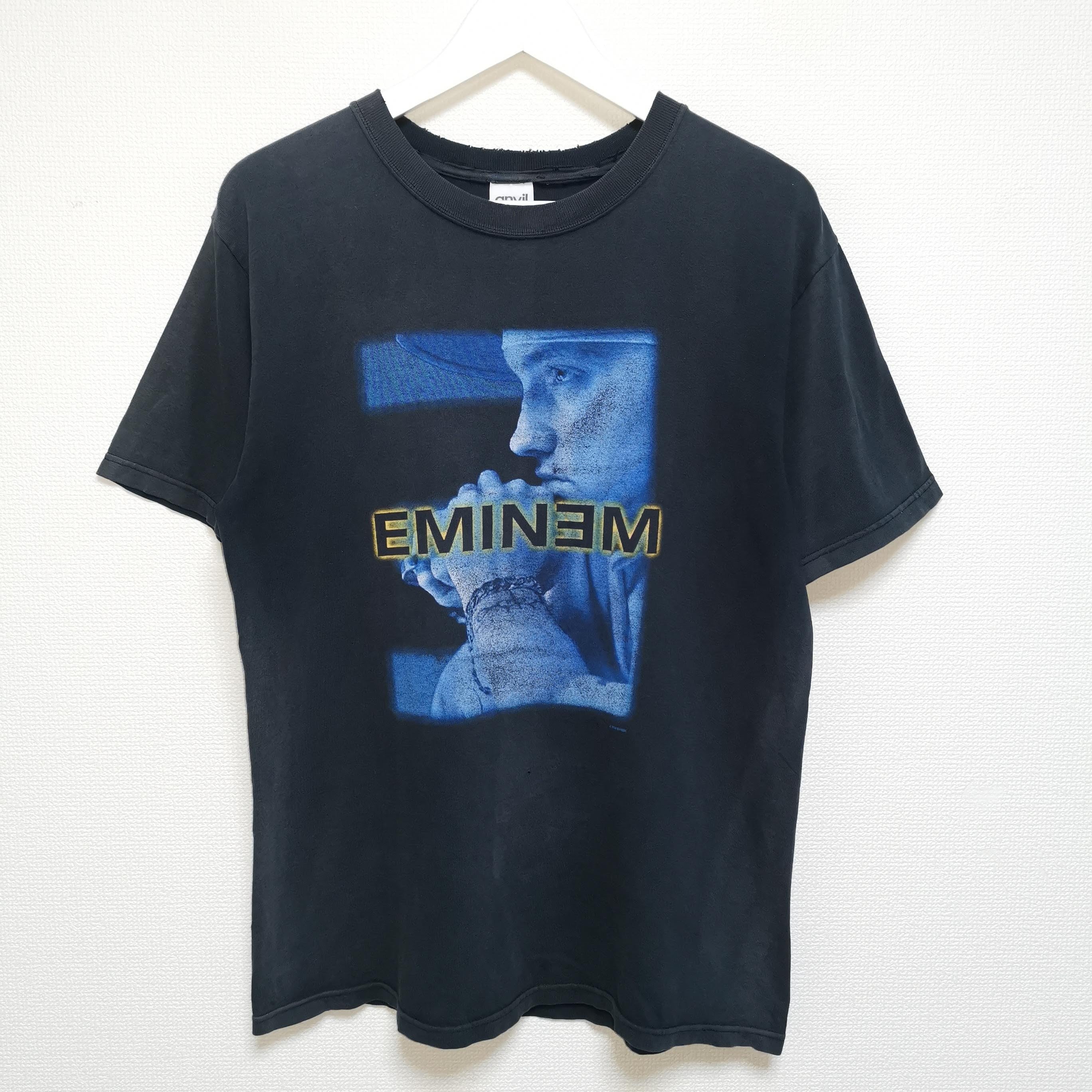 送料無料 M 00s EMINEM エミネム Encore Tシャツ ANVIL RAP 