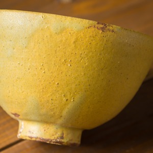 釉掛け 山吹茶小丼（汁碗・碗）／吉永哲子