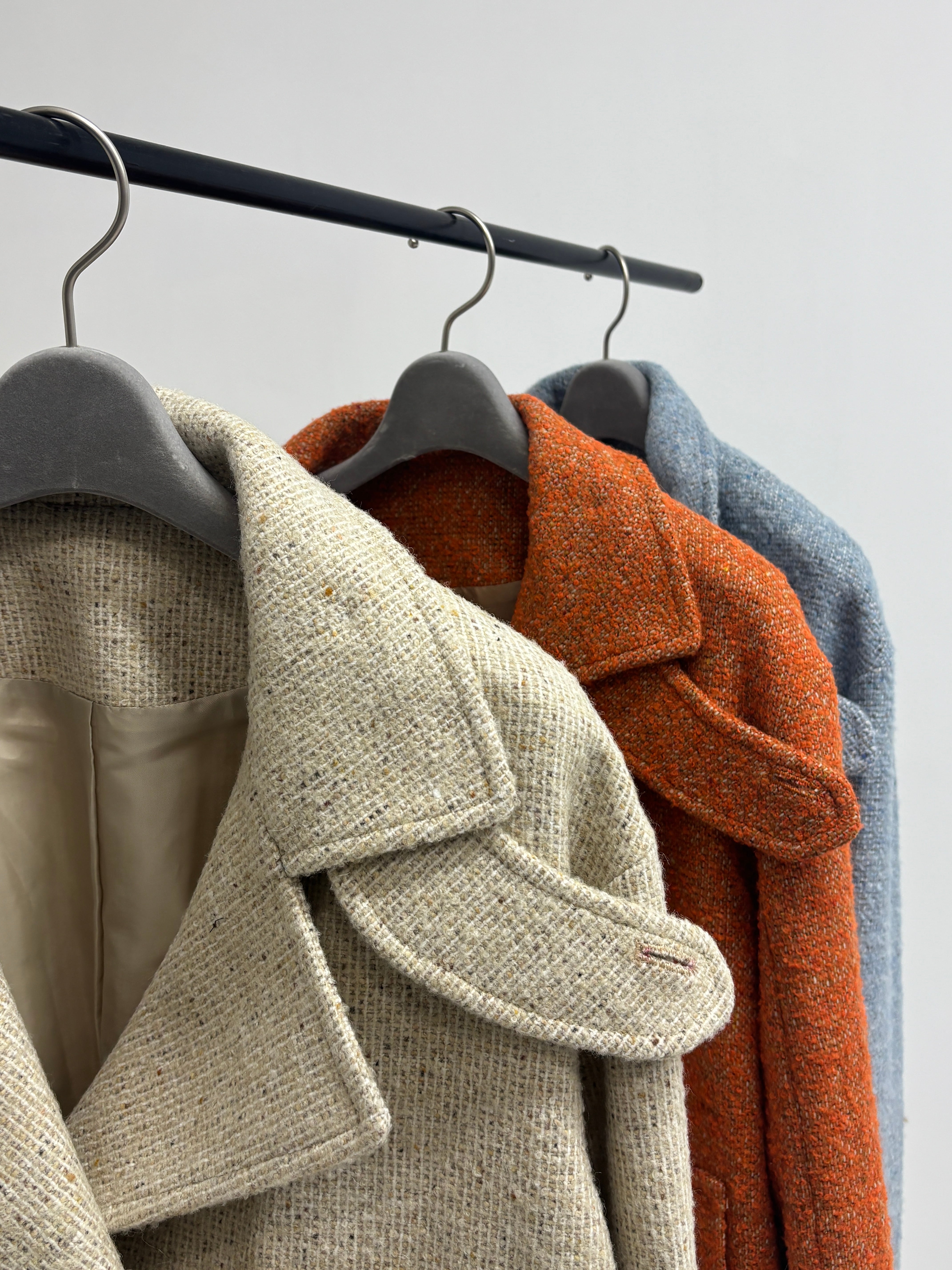 カラーネップツイードコート（ベージュ） | Cucina - オンラインショップ -