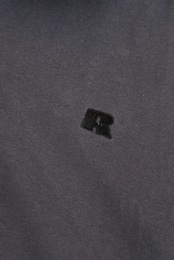 Russell Athletic gray half zip sweater