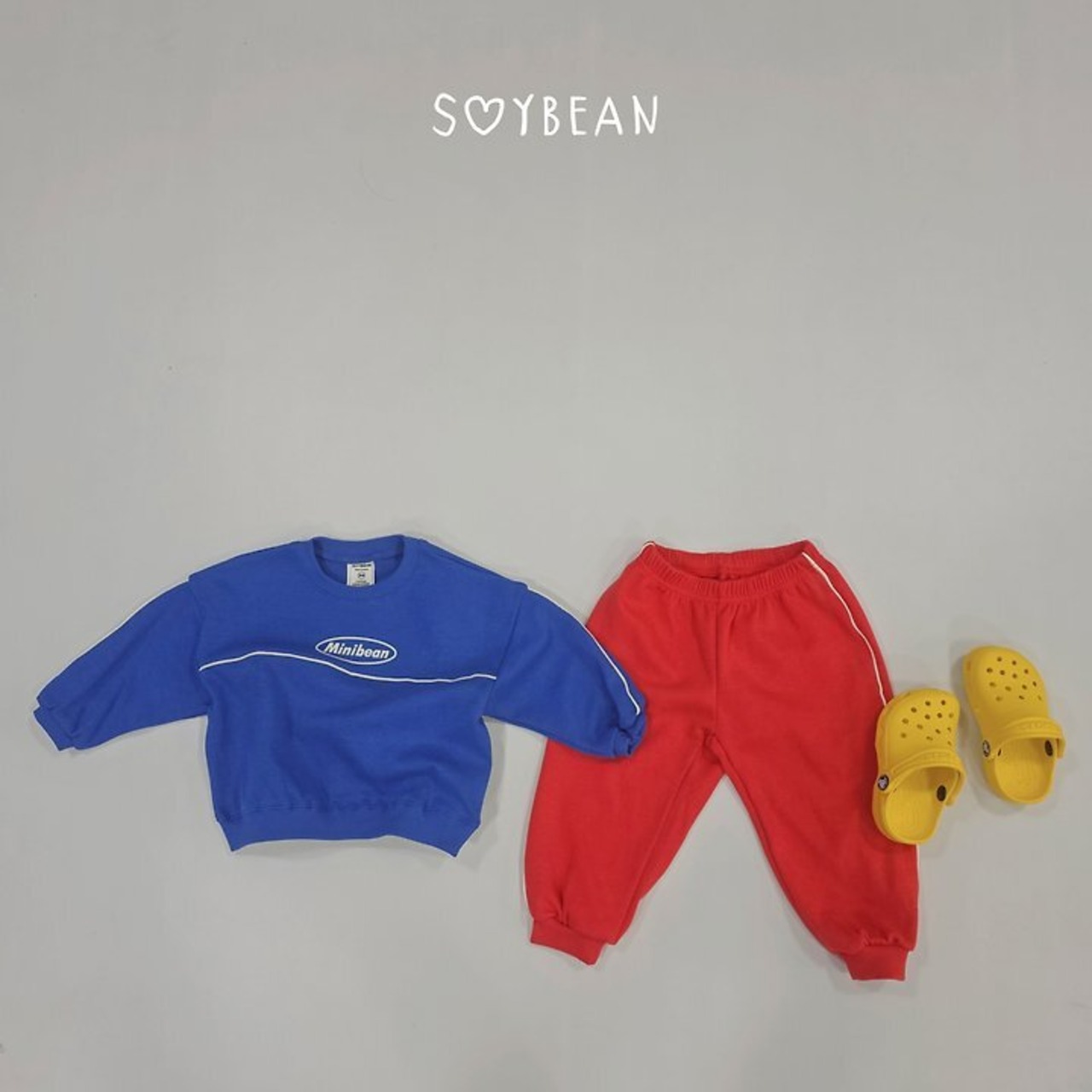 【取寄】SOYBEAN ミニビン上下セット|秋服|韓国子供服| 26/AT