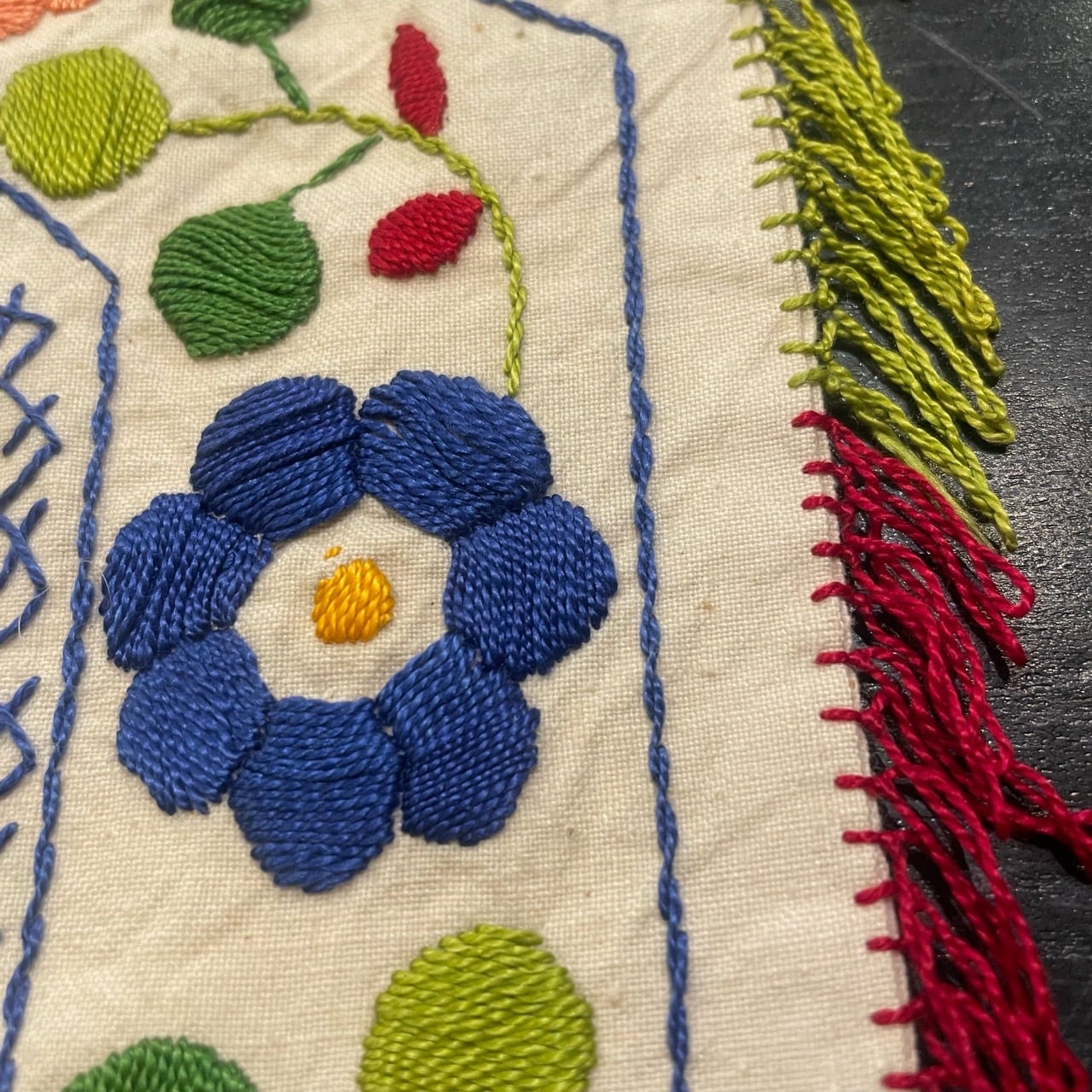 カントリー刺繍ヴィンテージエプロン | Boutique888
