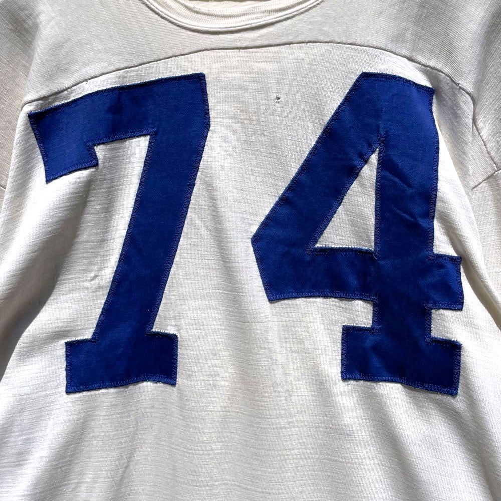 Wilson - Made In USA] Vintage Football Numbering Game Shirt [1960s