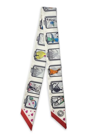 Hermès エルメス ツイリー《エルメス・ストーリー》Blanc